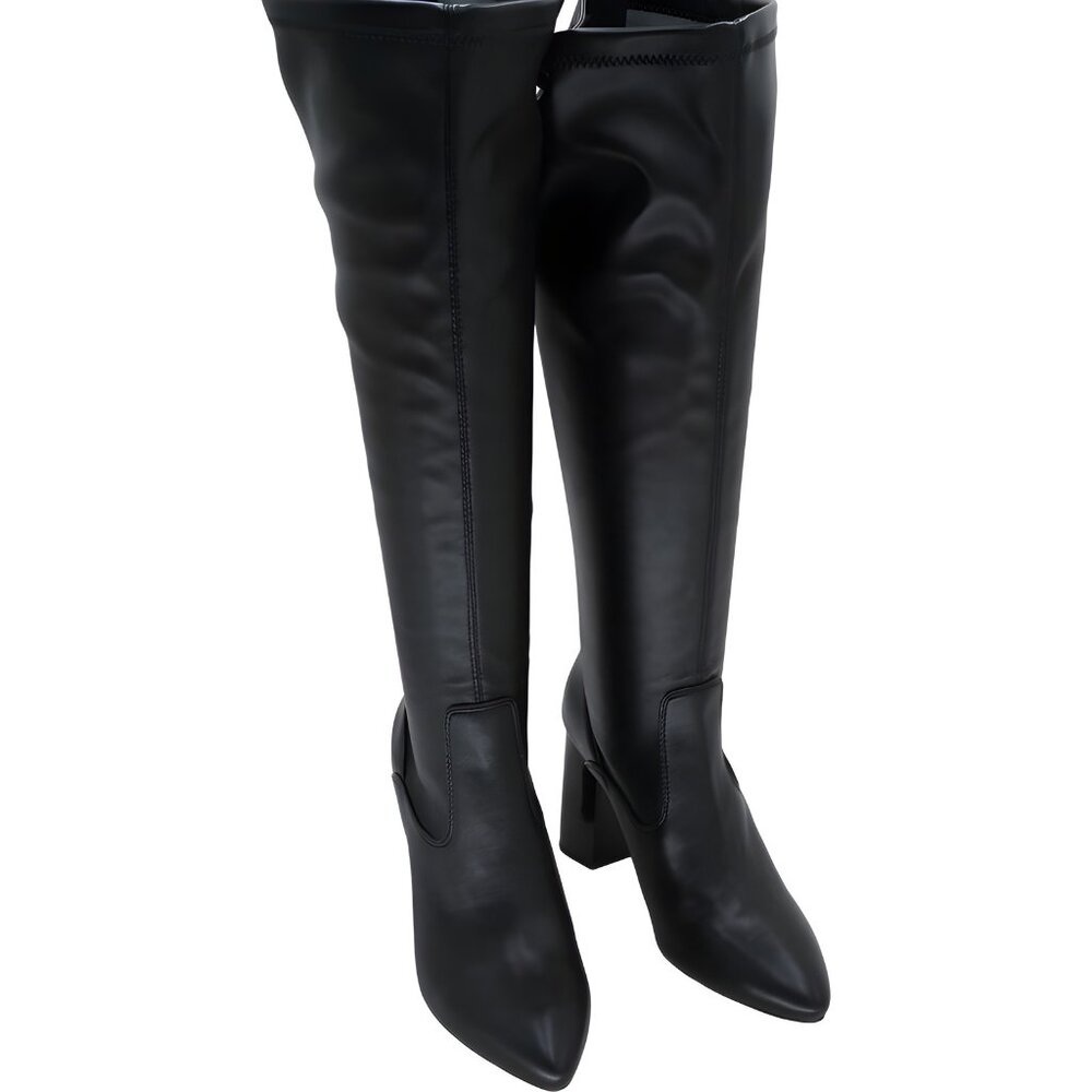 Franco Sarto Kathrne Wide Calf High Shaft Boot Black Women's US 8.5 M